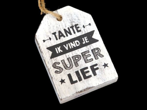 hanger tante ik vind je super lief